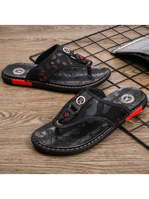 Men Large Size Slip Resistant Casual Outdoor Beach Flip Flops