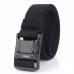 AWMN 125cm Punch Magnetic Buckle Tactical Belt Quick Release Nylon Leisure Belt for men women