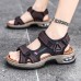 Menico Leather Summer Plus Size Outdoor Open Toe Athleisure Sandals